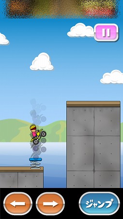 画像ギャラリー No.006のサムネイル画像 / スマホ向けアクションゲーム「トニーくんのバイクでウイリー」を紹介する「(ほぼ)日刊スマホゲーム通信」第1466回