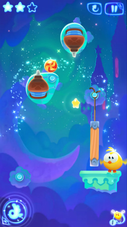 画像ギャラリー No.002のサムネイル画像 / 今度のロープは魔法たっぷり。スマホ向けパズル「Cut the Rope: Magic」を紹介する「(ほぼ)日刊スマホゲーム通信」第1475回