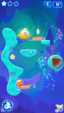 画像ギャラリー No.004のサムネイル画像 / 今度のロープは魔法たっぷり。スマホ向けパズル「Cut the Rope: Magic」を紹介する「(ほぼ)日刊スマホゲーム通信」第1475回