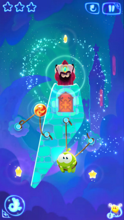 画像ギャラリー No.006のサムネイル画像 / 今度のロープは魔法たっぷり。スマホ向けパズル「Cut the Rope: Magic」を紹介する「(ほぼ)日刊スマホゲーム通信」第1475回