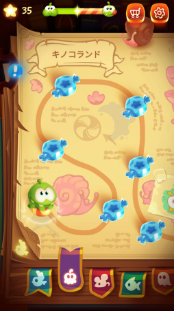 画像ギャラリー No.008のサムネイル画像 / 今度のロープは魔法たっぷり。スマホ向けパズル「Cut the Rope: Magic」を紹介する「(ほぼ)日刊スマホゲーム通信」第1475回