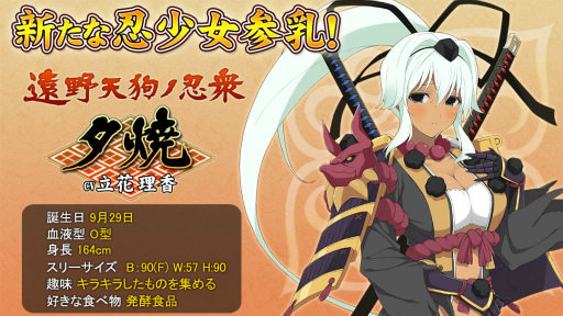 画像ギャラリー No.003のサムネイル画像 / 「シノビマスター 閃乱カグラ NEW LINK」,麗王&夕焼が登場