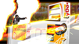 画像ギャラリー No.005のサムネイル画像 / ダイドードリンコ,アプリ「THE KING OF FIGHTERS D〜DyDo Smile STAND〜」を今秋配信。自販機でためたポイントをゲーム内で使える