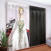 画像ギャラリー No.001のサムネイル画像 / 痛カーテンブランド「カーテン魂」,「アズールレーン」のカーテンやまくらカバーを発売