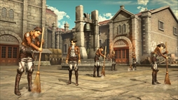 画像ギャラリー No.004のサムネイル画像 / 「進撃の巨人2」,公式サイトがオープン。新要素の“日常パート”の様子や,新プレイアブルキャラクターのミケ,ナナバ,ゲルガーの情報を公開