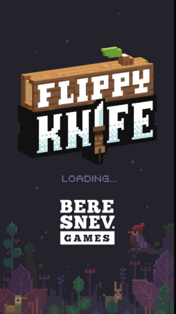 画像ギャラリー No.001のサムネイル画像 / ナイフを操り高得点を目指す。スマホ向け的当てゲーム「Flippy Knife」を紹介する「(ほぼ)日刊スマホゲーム通信」第1504回