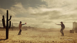 画像ギャラリー No.004のサムネイル画像 / 「OVERHIT」のテレビCM第2弾「荒野の決闘」篇が5月29日より全国5地域で放映。窪田正孝さんがガンマンを熱演