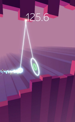 画像ギャラリー No.002のサムネイル画像 / タップ&リリースでどこまでも飛び続けよう。iOS向けアクション「Fire Rides」を紹介する「(ほぼ)日刊スマホゲーム通信」第1567回