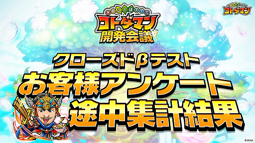 画像ギャラリー No.022のサムネイル画像 / 「共闘ことばRPG コトダマン」公式生放送まとめ。山下まみさんと倉持由香さんのコトダマン化やCBTお客様アンケートの途中集計結果が発表