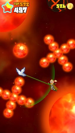 画像ギャラリー No.005のサムネイル画像 / 新感覚アクションゲーム「まわる 星のお姫さま」が配信中