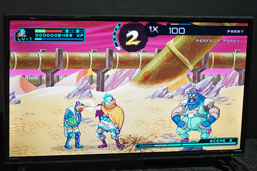 画像ギャラリー No.004のサムネイル画像 / 一味違うベルトスクロールアクション「Way of the Passive Fist」をプレイ。ヘトヘトになった敵はパンチ一発でダウンだ