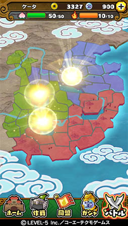 画像ギャラリー No.007のサムネイル画像 / 武将妖怪達が激突する国盗り戦略RPG「妖怪三国志 国盗りウォーズ」が,今冬スマホ向けに配信