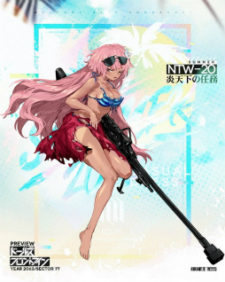 画像ギャラリー No.017のサムネイル画像 / 「ドルフロ」8月の新人形,少女と海ガチャ,夏のイベントを一挙紹介。配信から約半月で100万DLを突破