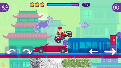 画像ギャラリー No.004のサムネイル画像 / 大ケガをしながら疾走するレースゲーム「Happy Racing」を紹介する「(ほぼ)日刊スマホゲーム通信」第1616回