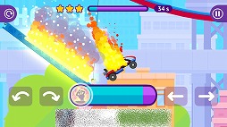 画像ギャラリー No.005のサムネイル画像 / 大ケガをしながら疾走するレースゲーム「Happy Racing」を紹介する「(ほぼ)日刊スマホゲーム通信」第1616回