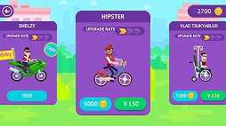 画像ギャラリー No.009のサムネイル画像 / 大ケガをしながら疾走するレースゲーム「Happy Racing」を紹介する「(ほぼ)日刊スマホゲーム通信」第1616回