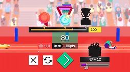 画像ギャラリー No.008のサムネイル画像 / 銃をぶっ放して目指せ金メダル! アクションゲーム「Run Gun Sports」を紹介する「(ほぼ)日刊スマホゲーム通信」第1639回