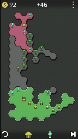 画像ギャラリー No.003のサムネイル画像 / シンプルゆえに奥深い。Android向けターン型ストラテジー「Antiyoy」を紹介する「(ほぼ)日刊スマホゲーム通信」第1653回
