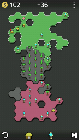 画像ギャラリー No.006のサムネイル画像 / シンプルゆえに奥深い。Android向けターン型ストラテジー「Antiyoy」を紹介する「(ほぼ)日刊スマホゲーム通信」第1653回