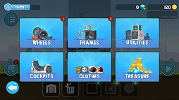 画像ギャラリー No.008のサムネイル画像 / オリジナルの車で難関コースに挑もう。「RoverCraft Space Racing」を紹介する「(ほぼ)日刊スマホゲーム通信」第1658回