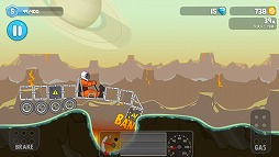 画像ギャラリー No.010のサムネイル画像 / オリジナルの車で難関コースに挑もう。「RoverCraft Space Racing」を紹介する「(ほぼ)日刊スマホゲーム通信」第1658回