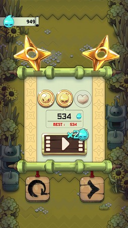 画像ギャラリー No.009のサムネイル画像 / 襲いかかってくる骸骨たちを蹴散らそう。スマホ向けアクションゲーム「忍ダッシュ」を紹介する「(ほぼ)日刊スマホゲーム通信」第1663回