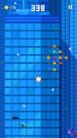 画像ギャラリー No.004のサムネイル画像 / ペンギンが宇宙からダイブ! Android向けアクション「I Wanna Fly」を紹介する「(ほぼ)日刊スマホゲーム通信」第1702回