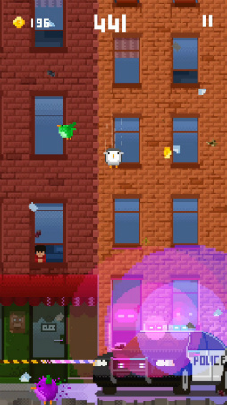 画像ギャラリー No.005のサムネイル画像 / ペンギンが宇宙からダイブ! Android向けアクション「I Wanna Fly」を紹介する「(ほぼ)日刊スマホゲーム通信」第1702回