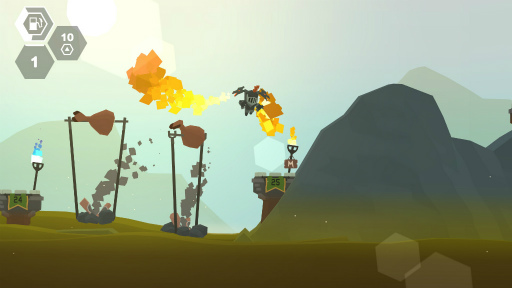 画像ギャラリー No.008のサムネイル画像 / ジェットパックを信じろ。火星ジャンプアクション「Mars: Mars」を紹介する「(ほぼ)日刊スマホゲーム通信」第1708回