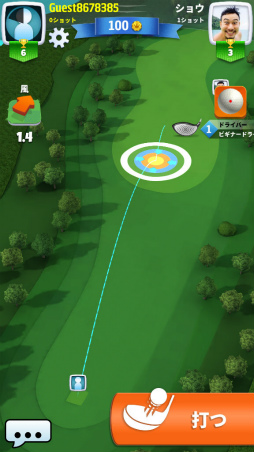 画像ギャラリー No.003のサムネイル画像 / プレイヤーの熟練度がモノを言う。スマホ向けゴルフ「ゴルフクラッシュ」を紹介する「(ほぼ)日刊スマホゲーム通信」第1710回