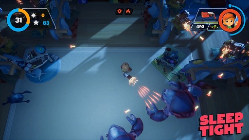 画像ギャラリー No.002のサムネイル画像 / ピクサー映画に影響を受けたアートスタイルが気になる見下ろし型シューティング「Sleep Tight」が2018年7月26日にリリース