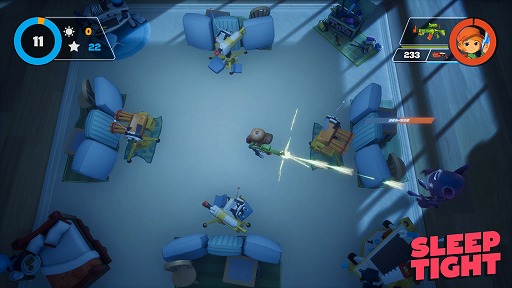 画像ギャラリー No.004のサムネイル画像 / ピクサー映画に影響を受けたアートスタイルが気になる見下ろし型シューティング「Sleep Tight」が2018年7月26日にリリース