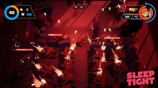 画像ギャラリー No.005のサムネイル画像 / ピクサー映画に影響を受けたアートスタイルが気になる見下ろし型シューティング「Sleep Tight」が2018年7月26日にリリース