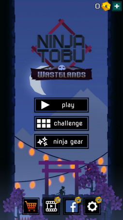 画像ギャラリー No.001のサムネイル画像 / 危険に満ちた塔を跳べ! スマホ向け忍者アクション「Ninja Tobu」を紹介する「(ほぼ)日刊スマホゲーム通信」第1726回