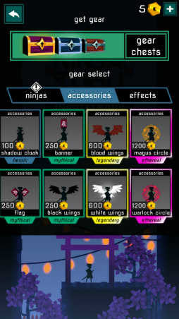 画像ギャラリー No.007のサムネイル画像 / 危険に満ちた塔を跳べ! スマホ向け忍者アクション「Ninja Tobu」を紹介する「(ほぼ)日刊スマホゲーム通信」第1726回