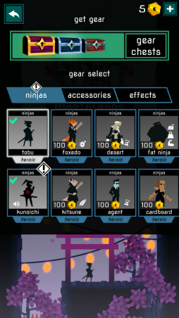 画像ギャラリー No.008のサムネイル画像 / 危険に満ちた塔を跳べ! スマホ向け忍者アクション「Ninja Tobu」を紹介する「(ほぼ)日刊スマホゲーム通信」第1726回