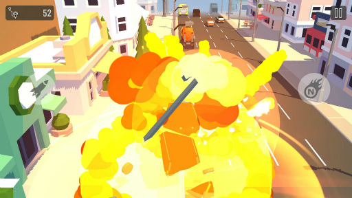 画像ギャラリー No.001のサムネイル画像 / 死のドライブにブレーキはいらない――Android向けレースゲーム「Brake to Die」を紹介する「(ほぼ)日刊スマホゲーム通信」第1732回