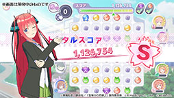 画像ギャラリー No.007のサムネイル画像 / 「五等分の花嫁 五つ子ちゃんはパズルを五等分できない。」のゲーム画面が初公開。操作に合わせて五つ子達が応援,援護してくれる