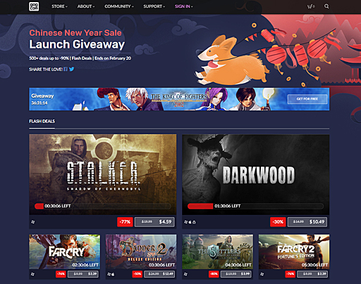 画像ギャラリー No.002のサムネイル画像 / GOG.comで最大90%オフのビッグセールがスタート。期間限定で「THE KING OF FIGHTERS 2002」を無料配布