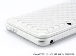 画像ギャラリー No.001のサムネイル画像 / ゲームテック,TPU素材にラメをまぶした3DS LL用カバー。4月28日発売