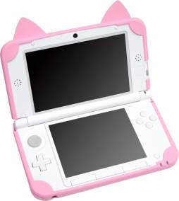画像ギャラリー No.006のサムネイル画像 / サイバーガジェット,ネコ耳付きの3DS LL用シリコンカバーを7月31日に発売