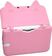 画像ギャラリー No.008のサムネイル画像 / サイバーガジェット,ネコ耳付きの3DS LL用シリコンカバーを7月31日に発売