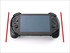 画像集#009のサムネイル/新型PS Vita用グリップがゲームテックから発売。操作性向上を図るセット品も