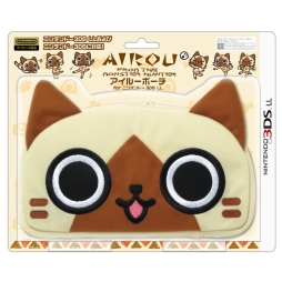 画像ギャラリー No.001のサムネイル画像 / アイルーの顔を模した3DS LL用ポーチが3月27日発売。任天堂ライセンス品