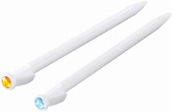 画像集#007のサムネイル/サイバーガジェット,アクリル樹脂を宝石風にして装飾した3DS LL用タッチペン