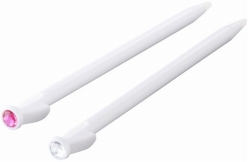 画像集#008のサムネイル/サイバーガジェット,アクリル樹脂を宝石風にして装飾した3DS LL用タッチペン