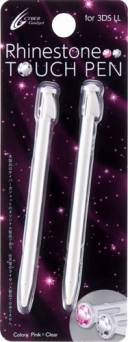 画像集#014のサムネイル/サイバーガジェット,アクリル樹脂を宝石風にして装飾した3DS LL用タッチペン