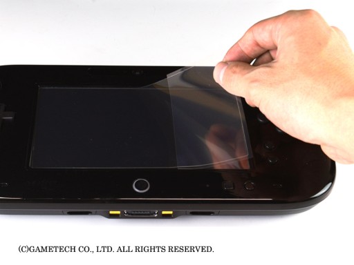 画像ギャラリー No.005のサムネイル画像 / 空気が抜けて貼りやすいWii U Gamepad用液晶保護シートがゲームテックから発売に