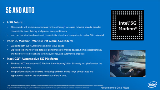 画像ギャラリー No.004のサムネイル画像 / Intel,次世代移動通信「5G」に対応するモデムチップを発表