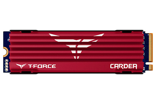 画像ギャラリー No.002のサムネイル画像 / Team GroupのNVMe対応M.2 SSDが発売。真っ赤なヒートシンクを装備した容量480GBモデルで価格は約3万9000円前後